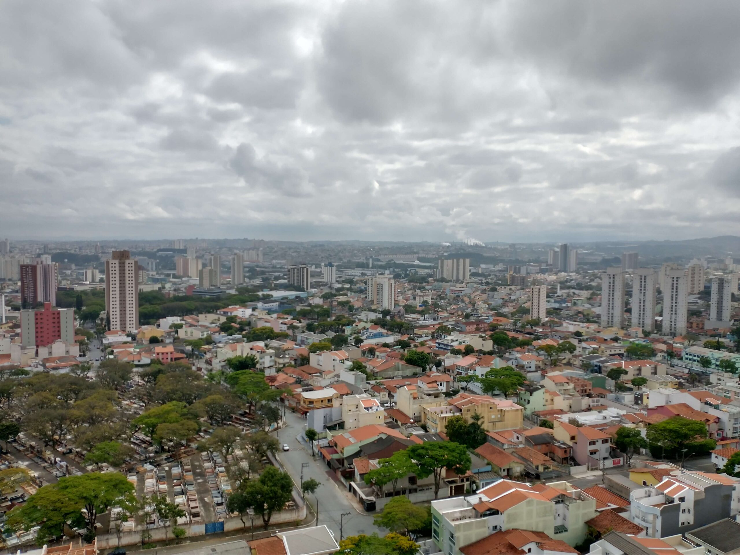 Imagem aérea de Santo André