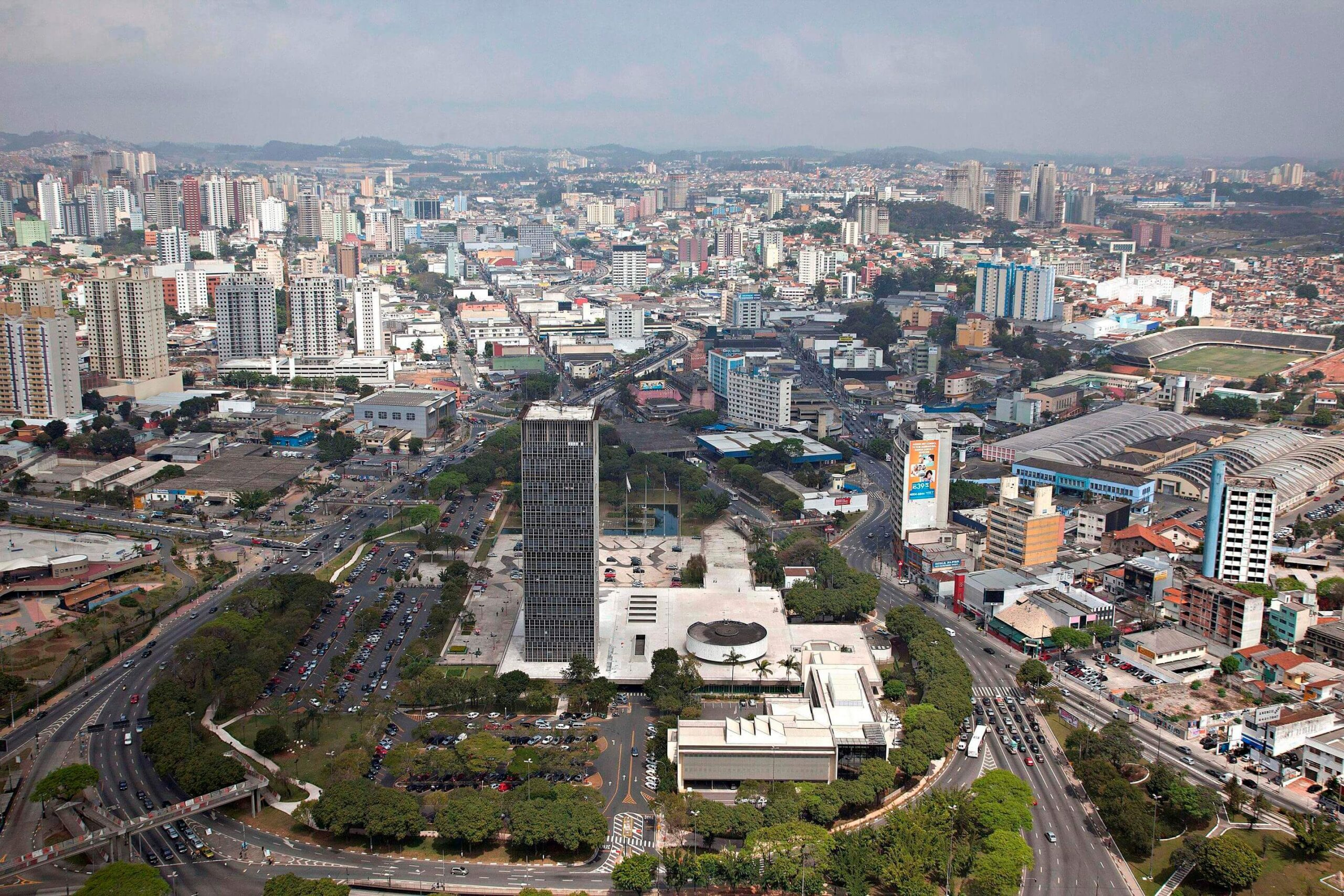 Imagem aérea de São Bernardo do Campo